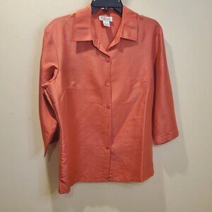 Style & Co. collection Bottom Shirt 100% silk